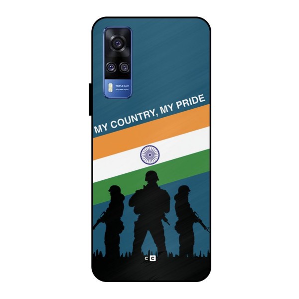 My Country My Pride Metal Back Case for Vivo Y51
