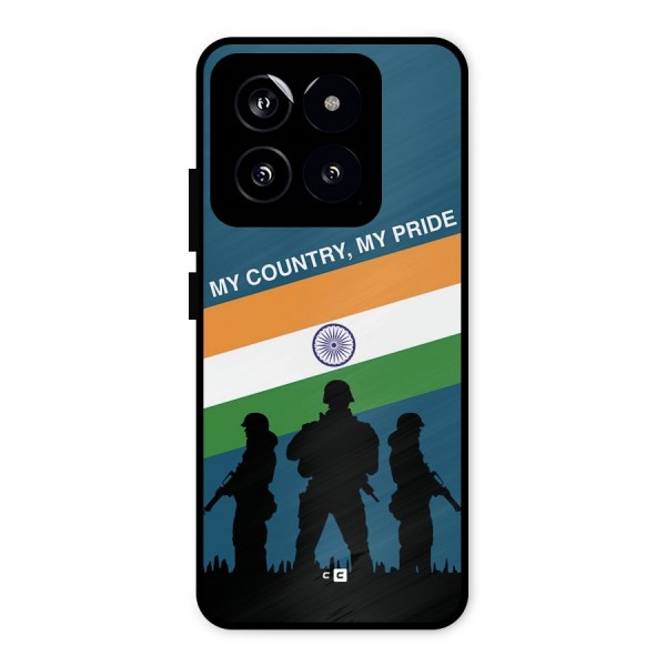 My Country My Pride Metal Back Case for Xiaomi 14