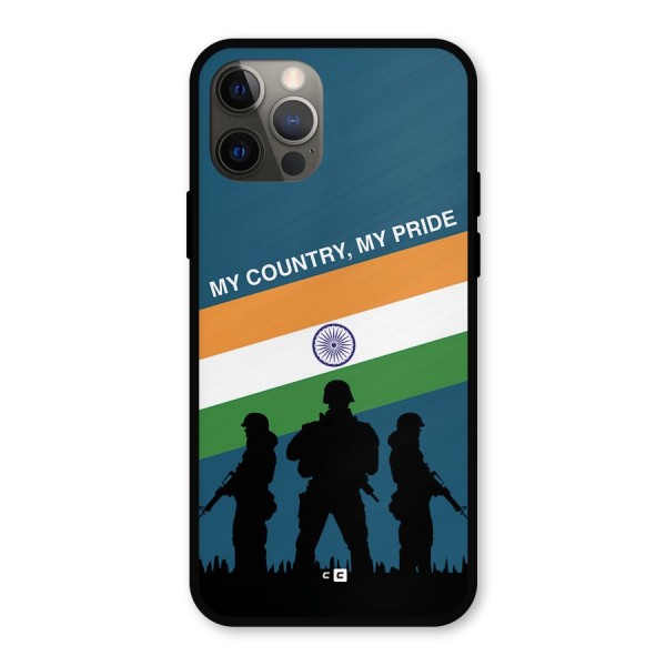 My Country My Pride Metal Back Case for iPhone 12 Pro