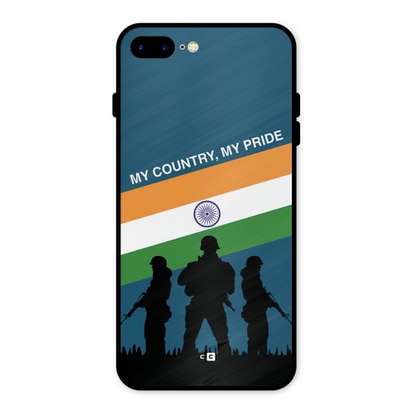 My Country My Pride Metal Back Case for iPhone 8 Plus
