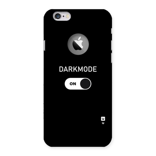 My Darkmode On Back Case for iPhone 6 Logo Cut