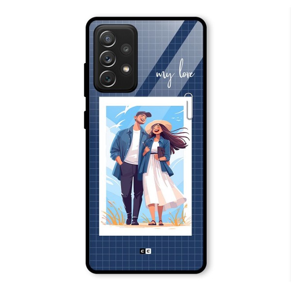 My Love Glass Back Case for Galaxy A72