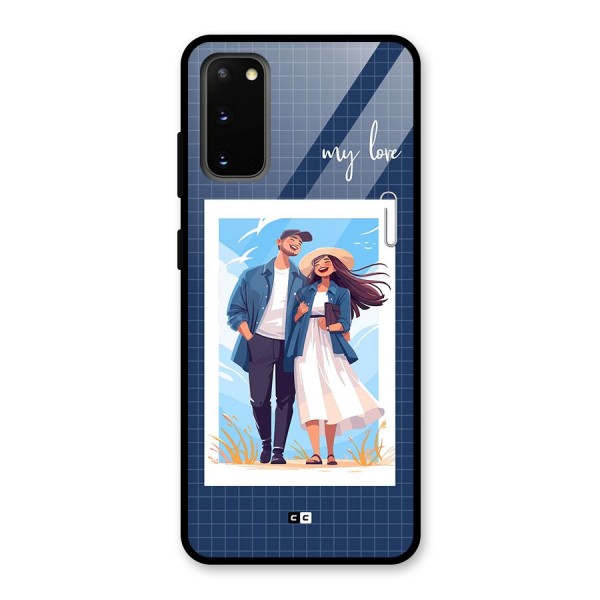 My Love Glass Back Case for Galaxy S20
