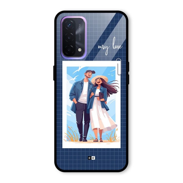 My Love Glass Back Case for Oppo A74 5G