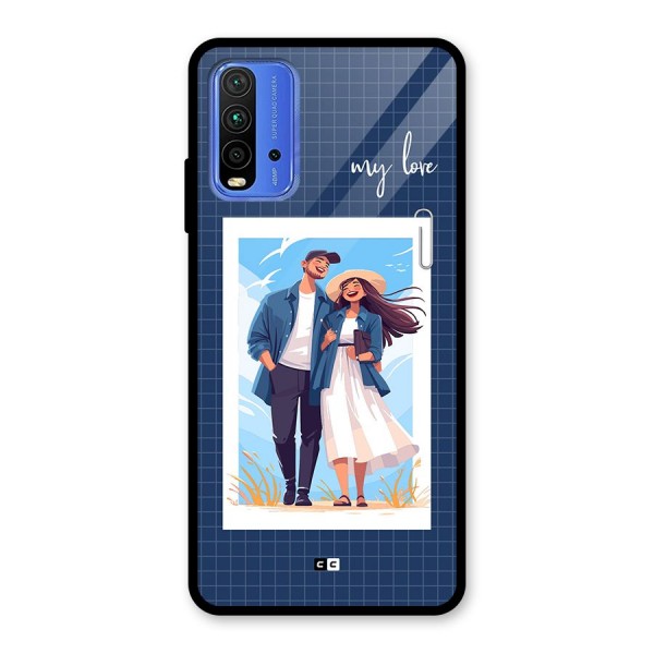 My Love Glass Back Case for Redmi 9 Power