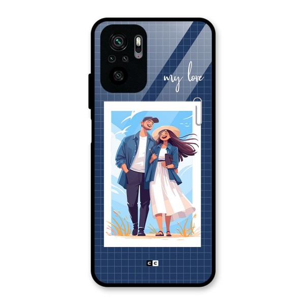 My Love Glass Back Case for Redmi Note 10