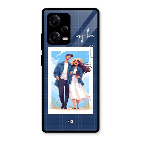 My Love Glass Back Case for Redmi Note 12 Pro
