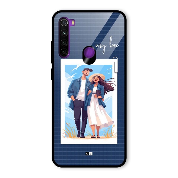My Love Glass Back Case for Redmi Note 8