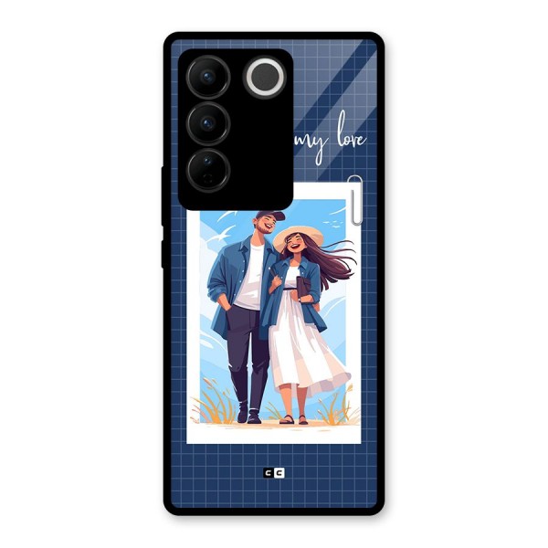 My Love Glass Back Case for Vivo V27