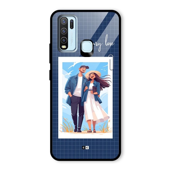 My Love Glass Back Case for Vivo Y30