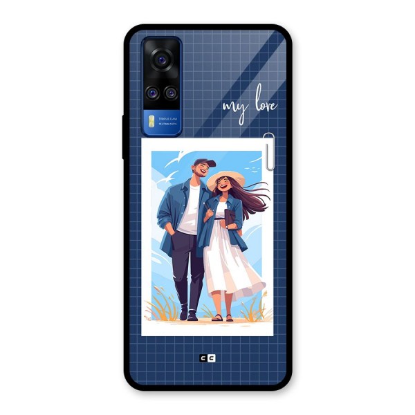 My Love Glass Back Case for Vivo Y51A