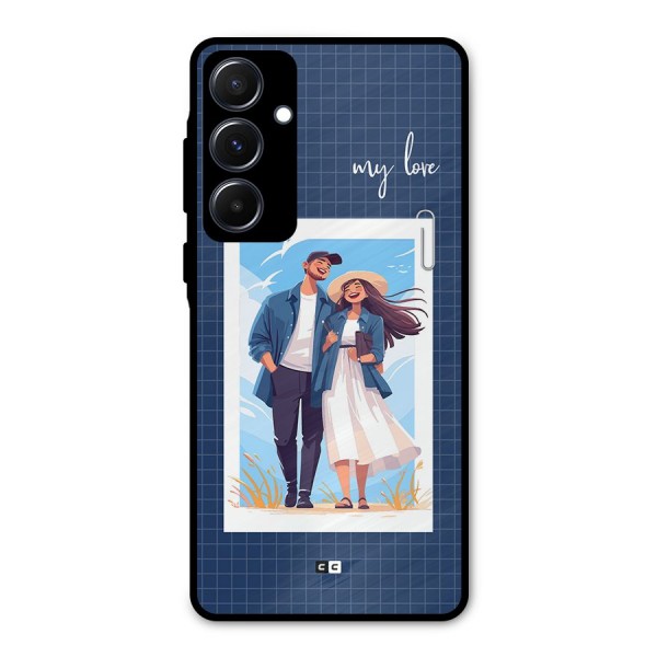 My Love Metal Back Case for Galaxy A55