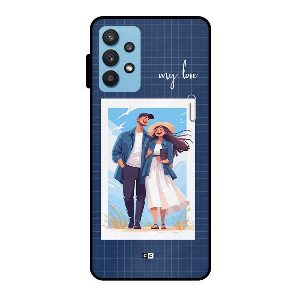 My Love Metal Back Case for Galaxy M32 5G