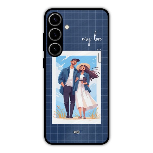 My Love Metal Back Case for Galaxy S24 Plus