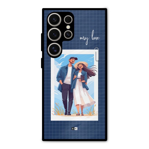 My Love Metal Back Case for Galaxy S24 Ultra