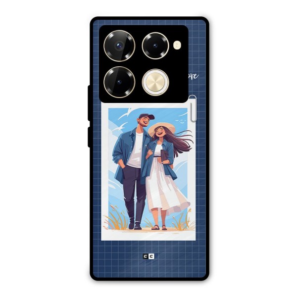 My Love Metal Back Case for Infinix Note 40 Pro