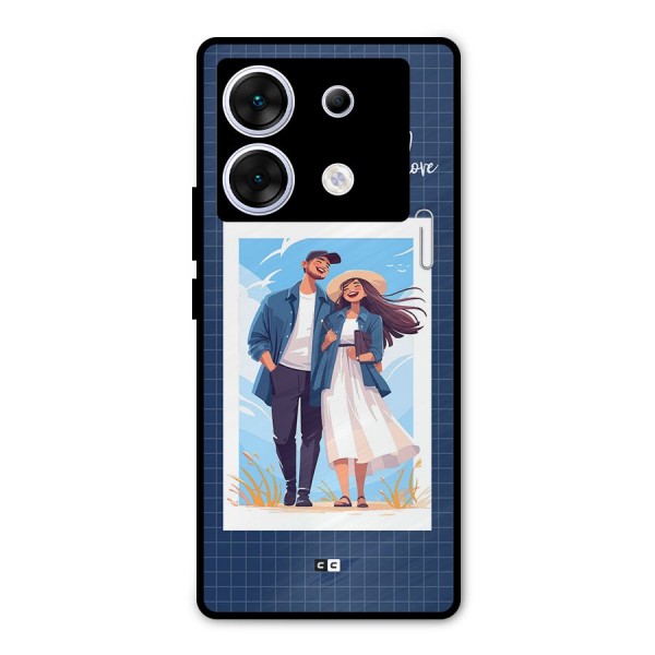 My Love Metal Back Case for Infinix Zero 30 5G