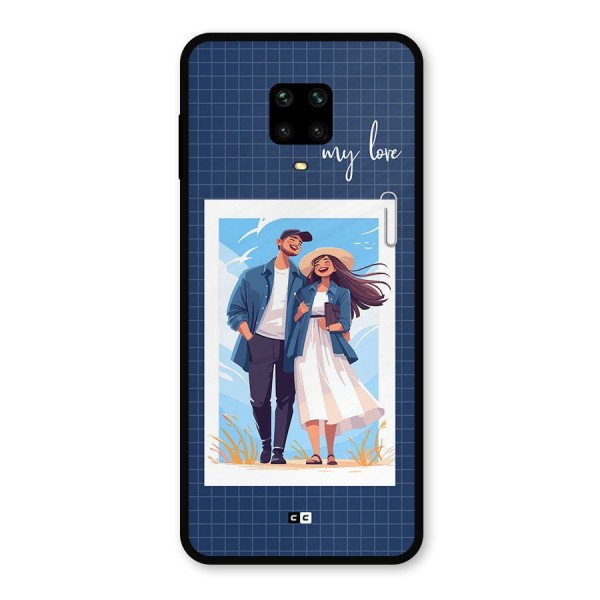 My Love Metal Back Case for Redmi Note 9 Pro Max