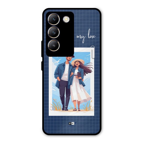 My Love Metal Back Case for Vivo Y200e