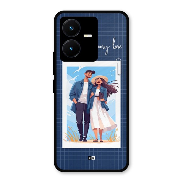 My Love Metal Back Case for Vivo Y22