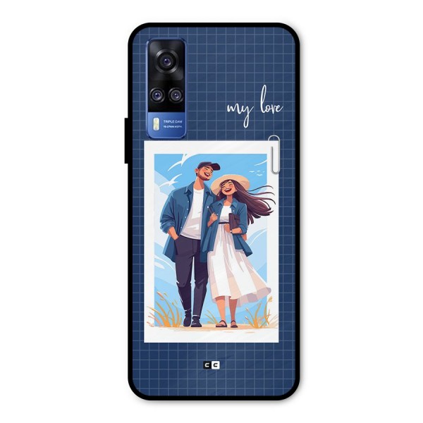 My Love Metal Back Case for Vivo Y51A