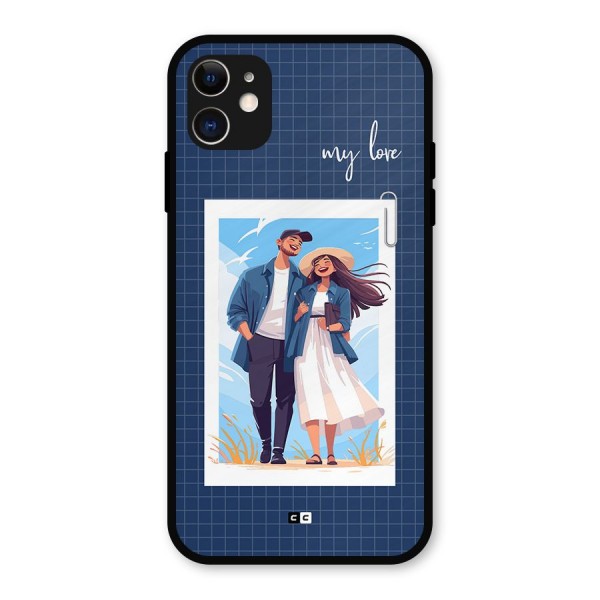 My Love Metal Back Case for iPhone 11