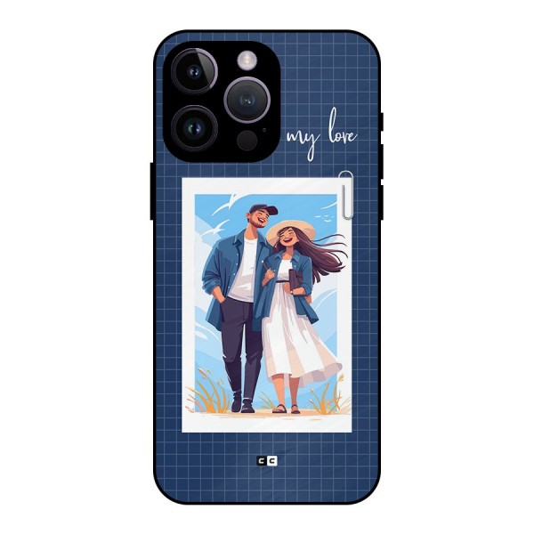 My Love Metal Back Case for iPhone 14 Pro Max