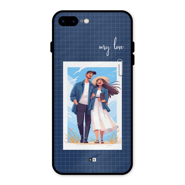 My Love Metal Back Case for iPhone 7 Plus
