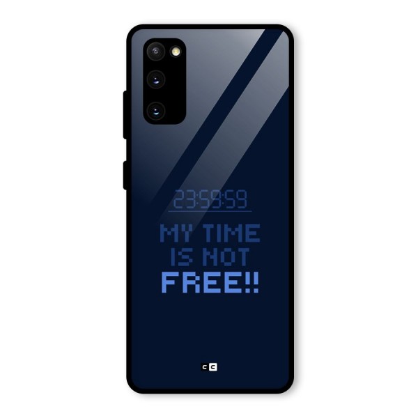 My Time Glass Back Case for Galaxy S20 FE 5G