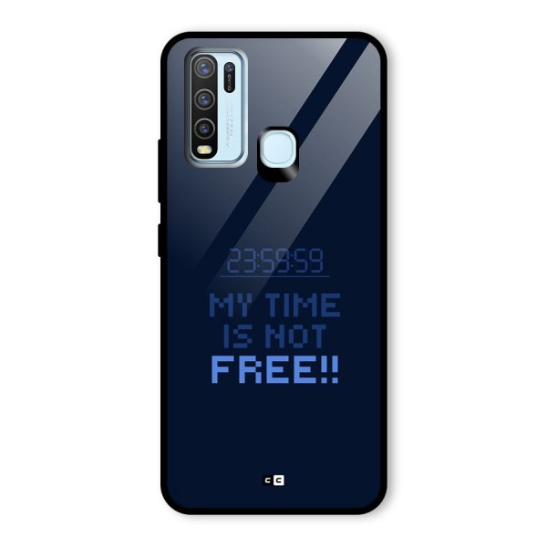 My Time Glass Back Case for Vivo Y30