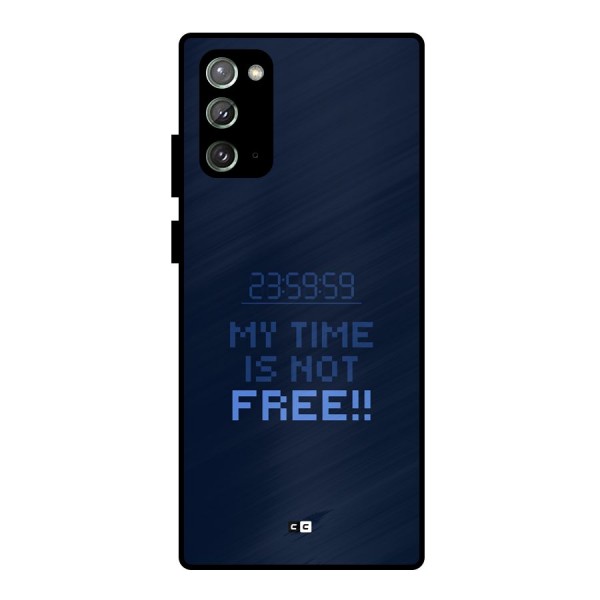 My Time Metal Back Case for Galaxy Note 20