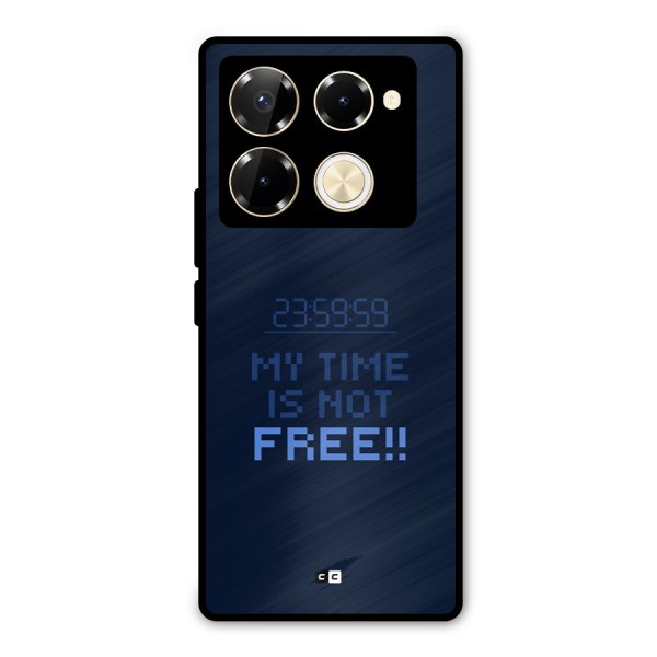 My Time Metal Back Case for Infinix Note 40 Pro Plus