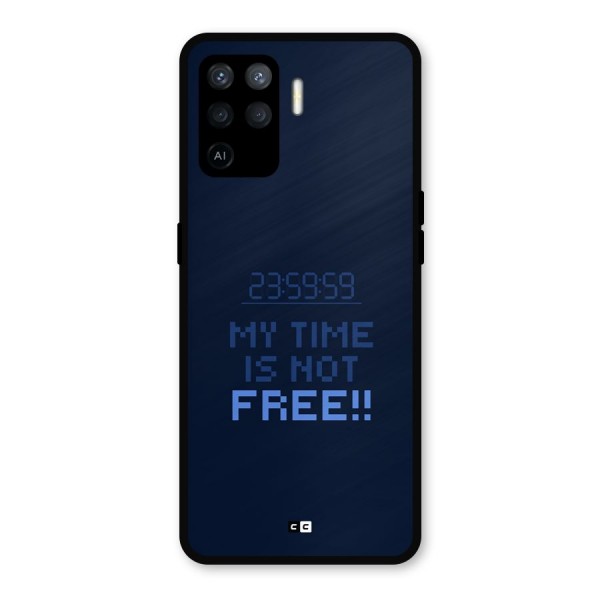 My Time Metal Back Case for Oppo F19 Pro