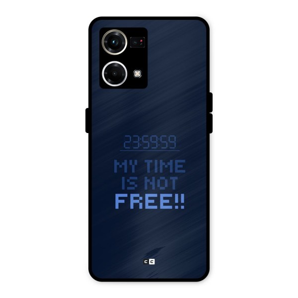My Time Metal Back Case for Oppo F21s Pro 4G
