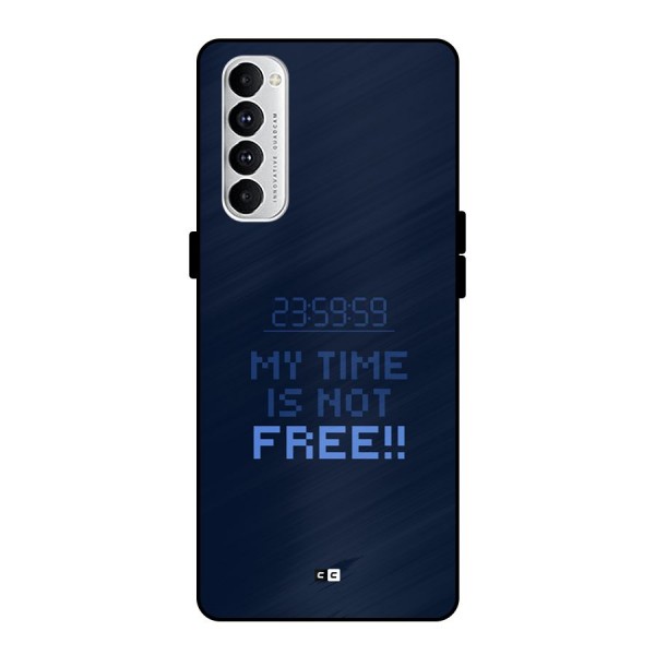 My Time Metal Back Case for Oppo Reno4 Pro