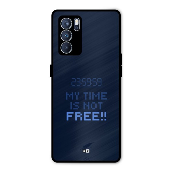 My Time Metal Back Case for Oppo Reno6 Pro 5G
