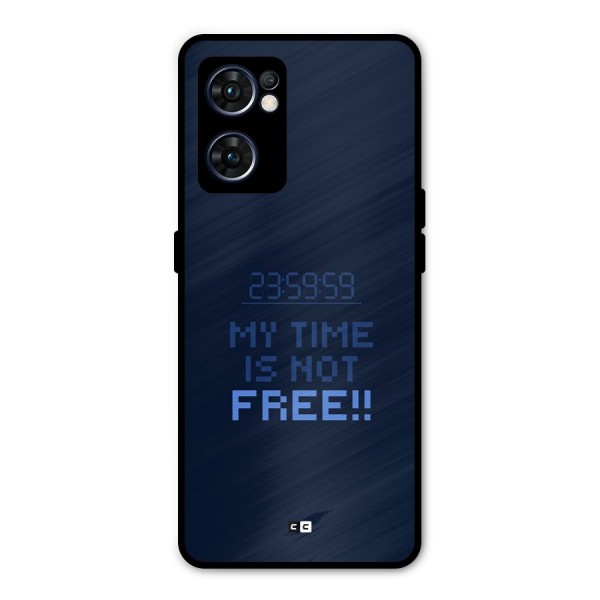 My Time Metal Back Case for Oppo Reno7 5G