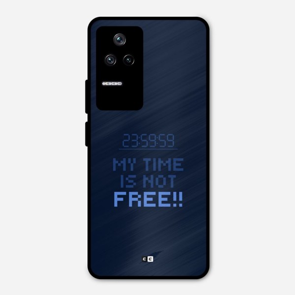 My Time Metal Back Case for Poco F4 5G