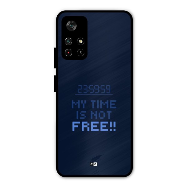My Time Metal Back Case for Poco M4 Pro 5G