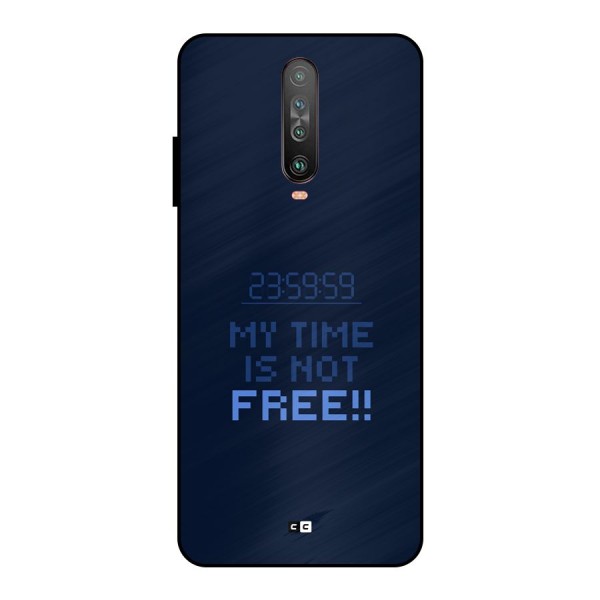 My Time Metal Back Case for Poco X2