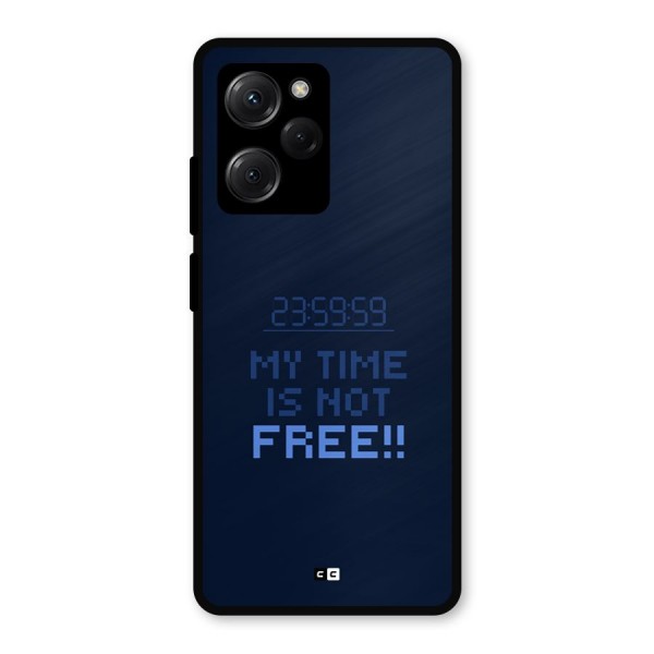 My Time Metal Back Case for Poco X5 Pro