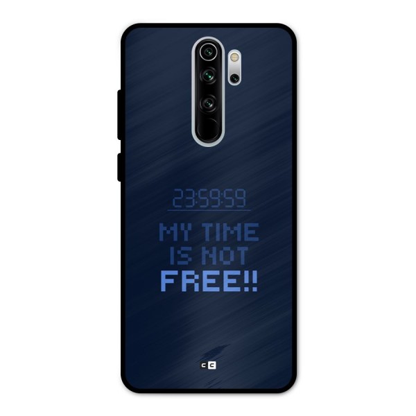 My Time Metal Back Case for Redmi Note 8 Pro