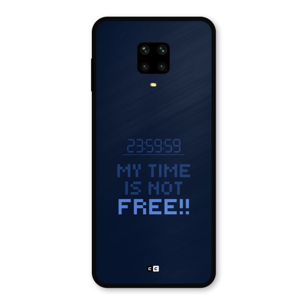 My Time Metal Back Case for Redmi Note 9 Pro Max
