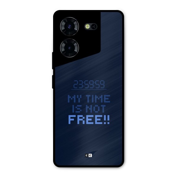 My Time Metal Back Case for Tecno Pova 5 Pro 5G