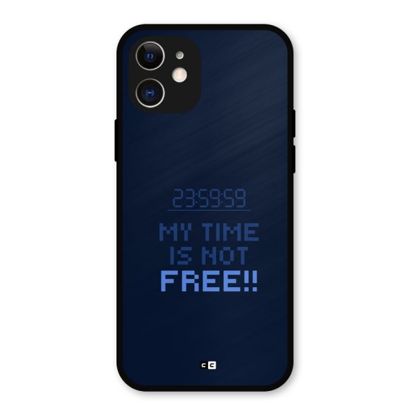 My Time Metal Back Case for iPhone 12