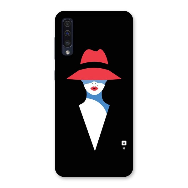 Mysterious Woman Illustration Back Case for Galaxy A50