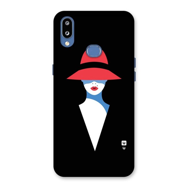 Mysterious Woman Illustration Back Case for Galaxy M01s