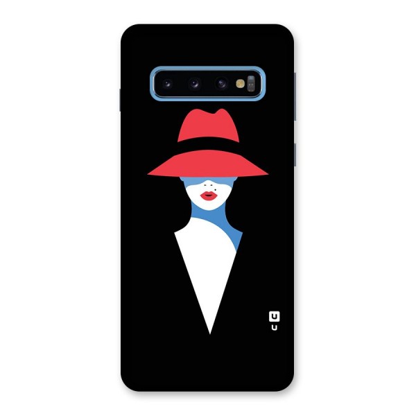Mysterious Woman Illustration Back Case for Galaxy S10