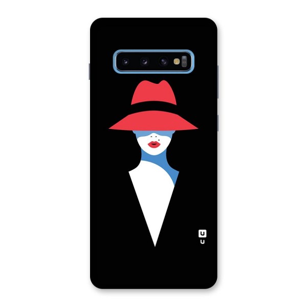 Mysterious Woman Illustration Back Case for Galaxy S10 Plus