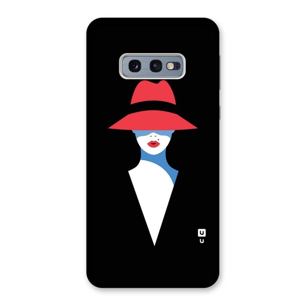 Mysterious Woman Illustration Back Case for Galaxy S10e